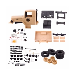 Конструктор для сборки краулера WPL Military Truck масштаб 1:16 KIT - WPLB-14K-Yellow