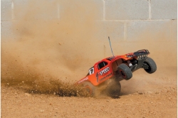 Радиоуправляемая машина шорт-корс TRAXXAS Nitro Slash 1:10 2WD с микро ДВС - TRA44056-3-M