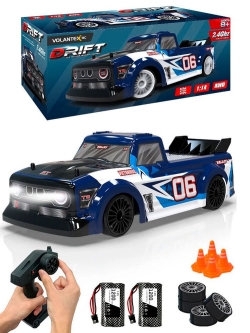 Радиоуправляемый пикап Volantex RC для дрифта синий 4WD 2.4G 1/14 RTR - EXAC7850403B2