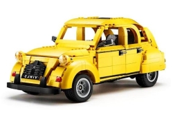 Конструктор CADA ретроавтомобиль Citroen 2CV 1/12 (1238 деталей) C61026W