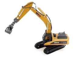 Металлический экскаватор с грейфером Hui Na Toys 1/50 - HN1713