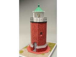 Сборная картонная модель Shipyard маяк Rotes Kliff Lighthouse (№60), 1/87 - MK029