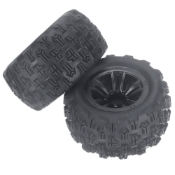 Колесо в сборе для автомоделей MJX 1/16, черное - MJX-16300B