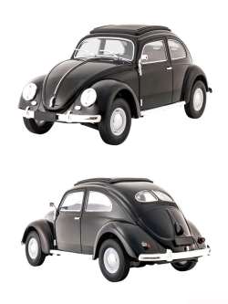 Радиоуправляемая машина WPL mini Beetle 1:16 2.4G RWD - D62-Black