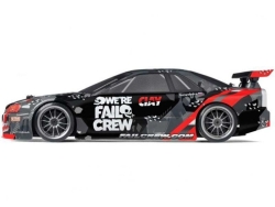 Радиоуправляемая машина для дрифта HPI E10 Drift Fail Crew Nissan Skyline R34 GT-R 4WD RTR 1:10 2.4G HPI-120091