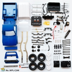 Конструктор для сборки WPL Truck Buggy Crawler 4WD масштаб 1:16 2.4G - WPLC-24K-Blue