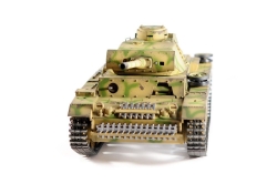 Радиоуправляемый танк Taigen 1/16 Panzerkampfwagen III (Германия) дым, свет (для ИК боя) V3 2.4G RTR камуфляж - TG3848-BC-IR3.0