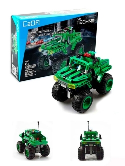 Конструктор CaDA Technic монстр-внедорожник совместим с C52005W, инерционный (182 детали) - C52006W