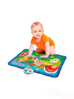 Интерактивная игрушка Kids Hits Музыкальный коврик с огоньками Кто пасется на лугу KH04/002