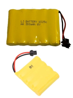 Аккумулятор Ni-Cd 300mAh, 6V, SM для Double Eagle E549-003, E712-003, E713-003, EE-300SM6NC
