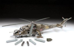 Модель сборная ZVEZDA Ударный вертолет Ми 24В ВП, 1:48