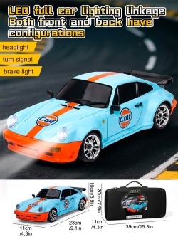 Радиоуправляемая машина для дрифта LD RC масштаб 1:18 2WD 2.4G Porsche 911 - 1898 Blue