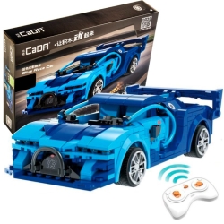 Радиоуправляемый конструктор CADA спортивный автомобиль Blue Race Car, 325 деталей - C51073W
