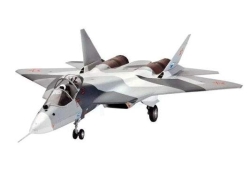Модель сборная ZVEZDA Российский истребитель 5 поколения Су-50 (Т-50), подарочный набор, 1:72