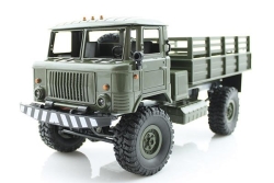 Радиоуправляемая машина военный грузовик WPL 1:16 4WD RTR 2.4G - WPLB-24-Green