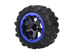 Колесо в сборе для Remo Hobby RH8035/36 (правое синее), 1шт., P3978B-R