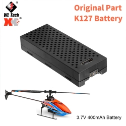 Аккумулятор WLtoys XK K127, 3,7 в, 400 мah, 20C Li-Po