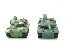 Танковый бой ABToys T-34 vs Tiger на радиоуправлении