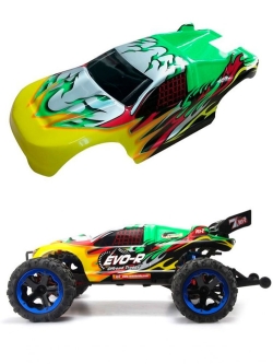Желто-зеленый кузов для трагги Remo Hobby RH8065/8066, D6903