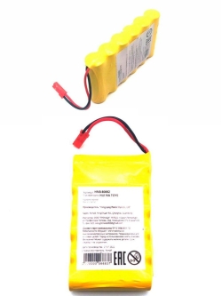 Аккумулятор Ni-Cd 400mAh, 7.2V, JST для Huina 1350, 1550, 1560, 1570, 1571, 1573, 1574, 1576, HNB-80062 1577,