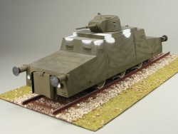 Сборная картонная модель Shipyard бронедрезина Zeppelin (№47), 1/25 - MK016