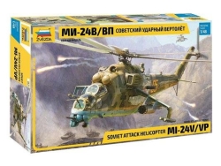 Модель сборная ZVEZDA Ударный вертолет Ми 24В ВП, 1:48