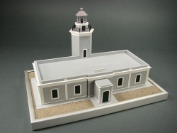 Сборная картонная модель Shipyard маяк Lighthouse Los Morrillos (№30), 1/72 - ML030