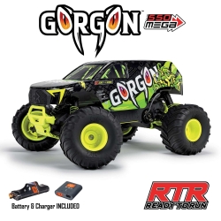Радиоуправляемая машина монстр Arrma Gorgon 4X2 MEGA 550 Brushed 1/10 Monster Truck RTR 1:10 2.4G - ARA3230ST1