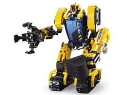Радиоуправляемый конструктор CADA 2 в 1 экскаватор ROCK MAN (930 деталей) C51026W