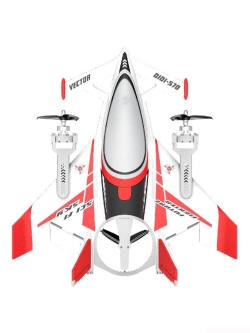 Радиоуправляемый самолет дрон XK Innovation SCI Fi Sky VTOL 3D6G 8ch - QIDI-570-RED