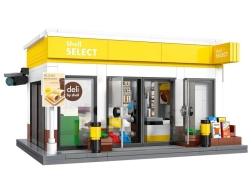 Конструктор CaDA минимаркет Shell Select (303 детали) C66027W