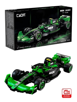 Конструктор Cada Гоночный болид F1 Kick Sauber C44 масштаб 1:24, 314 элемента - C55032W