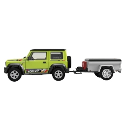 Радиоуправляемая машина внедорожник HB Suzuki Jimny PRO с прицепом 1:16 4WD RTR (свет, выхлоп, Li-Po 5C) - HG4-53PRO-54-G