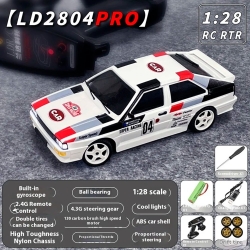 Радиоуправляемая машина для дрифта LD RC масштаб 1:28 4WD 2.4G Audi Quattro S1 - 2804PRO White