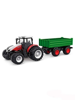 Радиоуправляемый фермерский трактор Korody с прицепом, широкие колеса 1/24 2.4G 6CH RTR -KR6645K