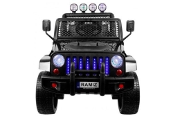 Детский электромобиль Black Jeep 4WD 12V - S2388