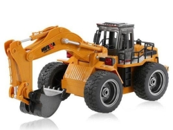 Радиоуправляемый экскаватор HUI NA TOYS 2.4G 6CH 1/18 RTR. HN1530