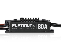 Бесколлекторный регулятор Hobbywing Platinum 80A-V4 (80A-100A, Aircraft, Heli) - HW-30203200