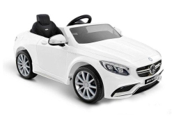 Детский электромобиль Mercedes Benz S63 LUXURY 2.4G - White - HL169-LUX-W