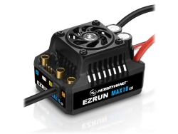 Бесколлекторный регулятор Hobbywing EZRUN MAX10 G2-80A (80A-520A, 1/10) влагозащищённый - HW-30102604
