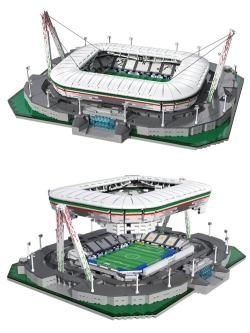 Конструктор CaDA Большой футбольный стадион Ювентус Allianz Stadium, 3638 элементов - C66021W