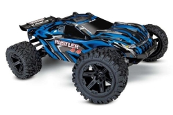 Радиоуправляемая трагги Traxxas Rustler 4X4 4WD RTR масштаб 1:10 2.4G TRA67064-1-BL