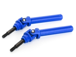 Карданные привода передние для Remo Hobby MMAX, EX3 1/10, тюнинг, синие, RP1955-BLUE