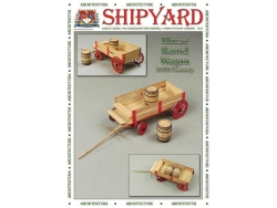 Сборная картонная модель Shipyard телега с бочками (№81), 1/96 - ML081