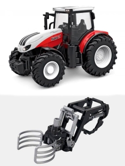 Радиоуправляемый фермерский трактор Korody с погрузчиком тюков 1/24 2.4G 6CH RTR - KR6634