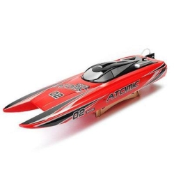 Радиоуправляемый катамаран Volantex RC Atomic 700 Brushless RTR 2.4G, красный - EXA79204RR
