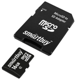 Карта памяти Micro SDHC 16Gb class 10