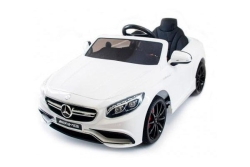 Детский электромобиль Mercedes Benz S63 LUXURY 2.4G - White - HL169-LUX-W