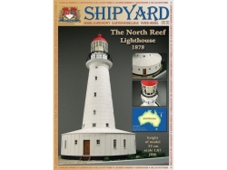 Сборная картонная модель Shipyard маяк North Reef Lighthouse (№55), 1/87 - MK024