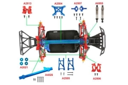 Задние ступицы для Remo Hobby 1/16, металл, тюнинг (2 шт) A2513